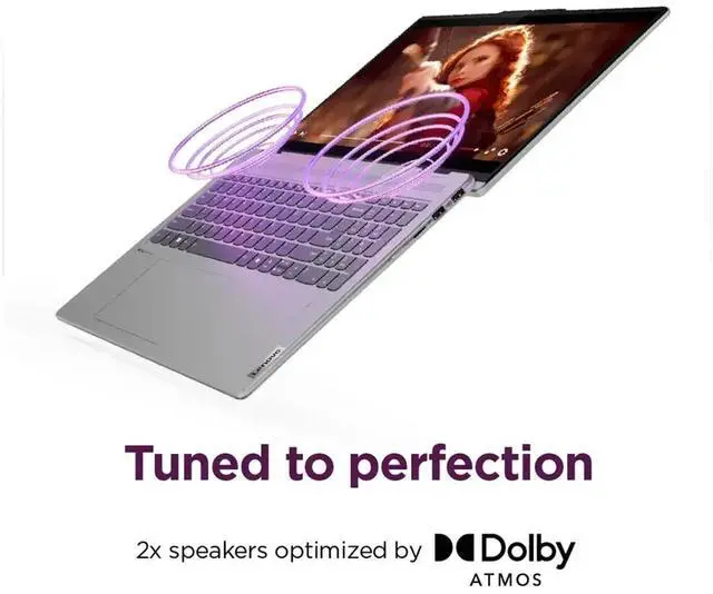 Alt view image 5 of 5 - Lenovo Yoga 7 2-in-1 16" WUXGA (1920x1200) Touch-Screen Laptop, AMD Ryzen 5 8640HS 6-core, 8GB RAM, 512GB SSD, AMD Radeon 760M Graphics, Backlit KB, Fingerprint, WiFi6, Win11, Arctic Grey, W/GaLiMu