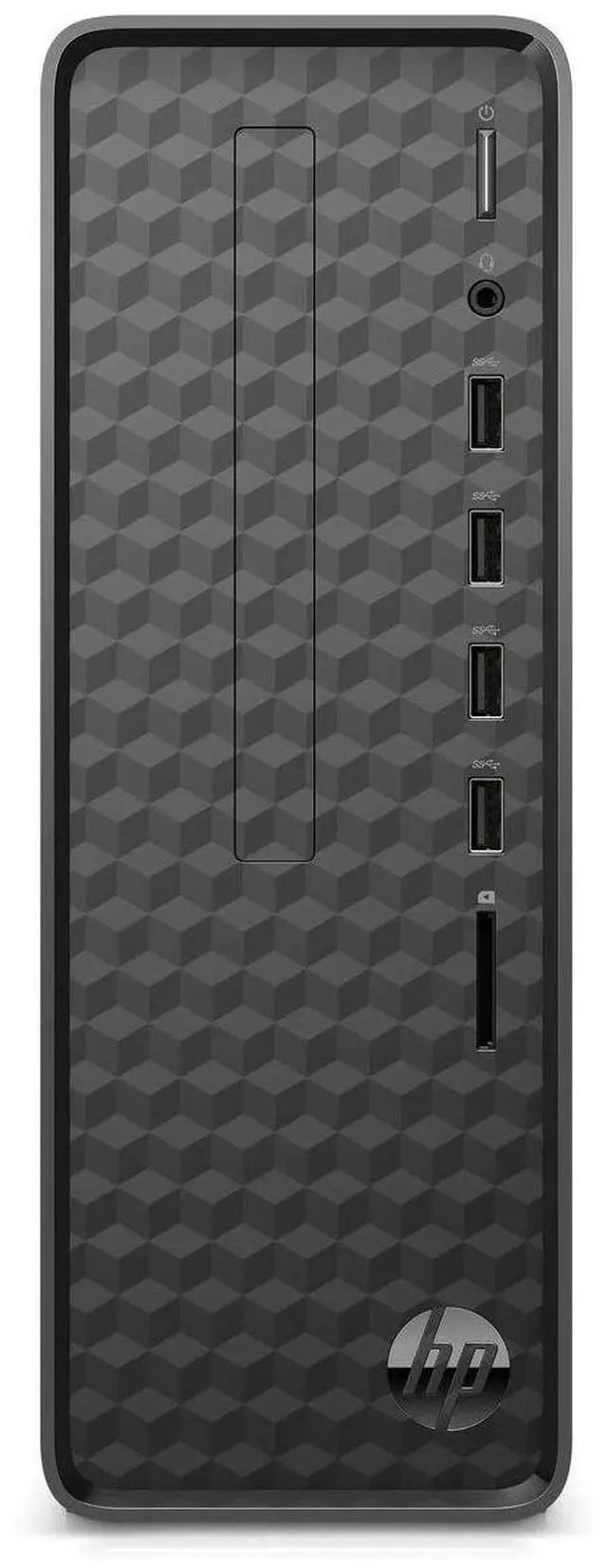 Main image of HP S01-pf1013w Slim Desktop Celeron G5900 3.4GHz Intel UHD Graphics 610 4GB RAM 1TB HDD Win 10 Home Black