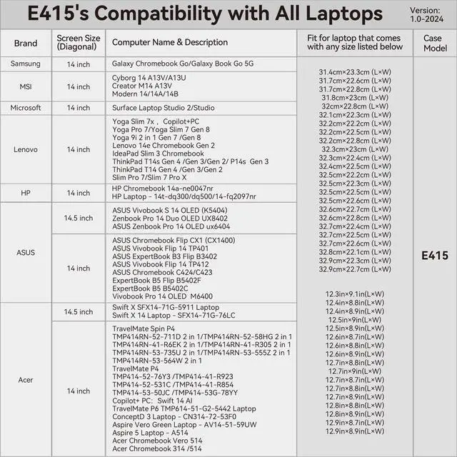 Alt view image 2 of 5 - Smatree 14.4 inch Anti-Shock Laptop Sleeve Bag and Case for Men and Women Waterproof Protective Cover Tailored for Microsoft Surface Laptop Studio 2/Microsoft Surface Laptop Studio, Black (E415)