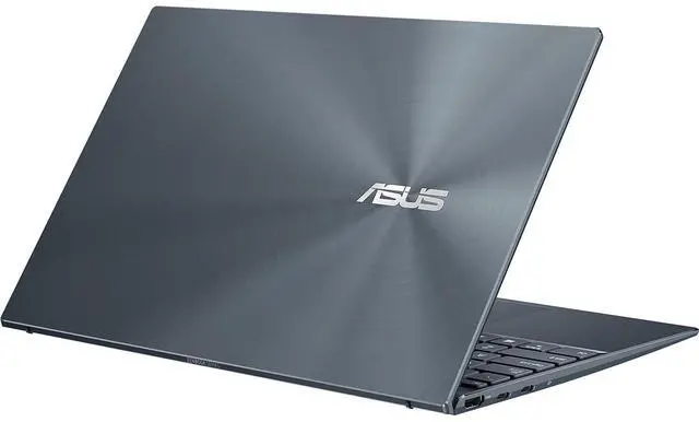 Alt view image 3 of 5 - ASUS ZenBook 14 Ultra-Slim Laptop 14" Full HD NanoEdge Display, Intel Core i5-1135G7, 8GB RAM, 512GB PCIe SSD, NumberPad, Thunderbolt 4, Windows 10 Home, AI noise-cancellation, Pine Grey, UX425EA-EH51