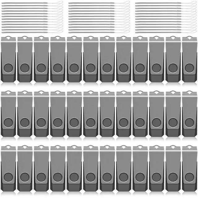 Main image of 4GB USB Flash Drives 100 Pack 4GB Flash Drive AGECASH A USB 2.0 Thumb Drive USB Memory Stick Bulk USB Drive Pack of 100 4 GB Jump Drives Multipack for Data Storage and Backup, Gray