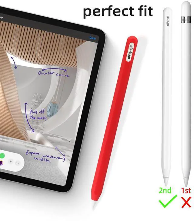 Alt view image 2 of 5 - 19 Packs Ultra Thin Silicone Skin Cover Compatible with Apple Pencil 2nd Gen, Protective Silicone Case for iPad Pro 11 12.9 inch 2018 Pencil Case Shockproof Soft Silicone Sleeve (19 Colors)
