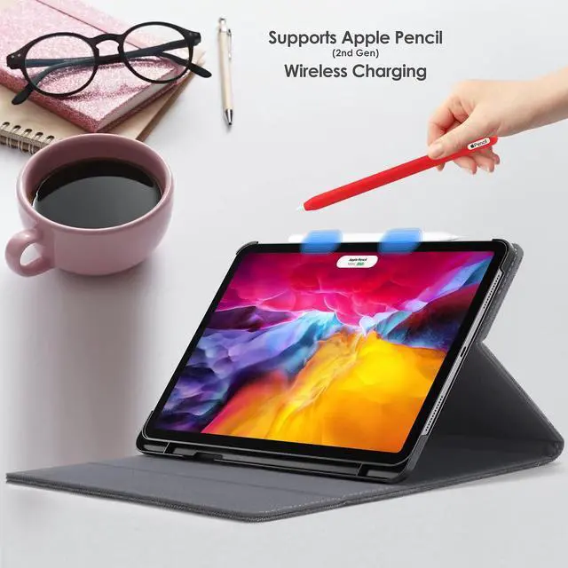 Alt view image 3 of 5 - 19 Packs Ultra Thin Silicone Skin Cover Compatible with Apple Pencil 2nd Gen, Protective Silicone Case for iPad Pro 11 12.9 inch 2018 Pencil Case Shockproof Soft Silicone Sleeve (19 Colors)