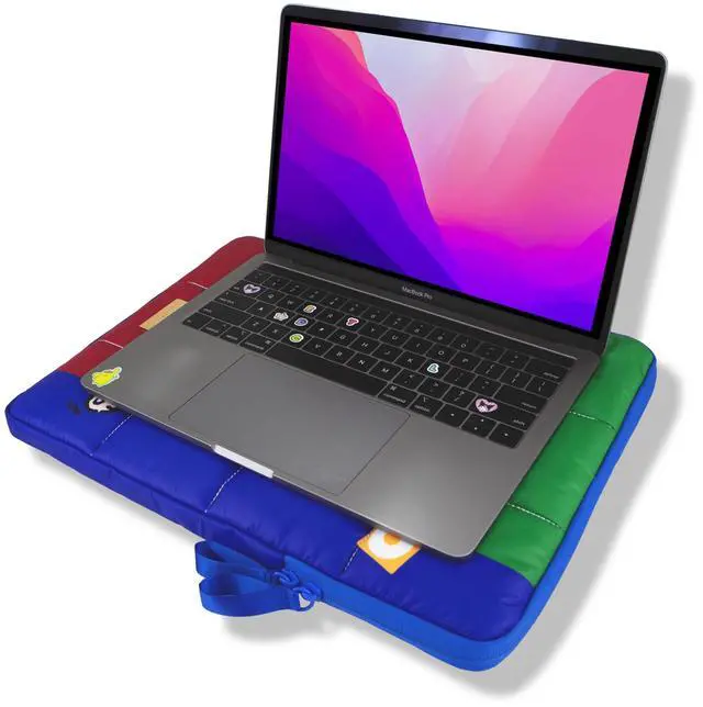 Alt view image 2 of 5 - Sonix x Sanrio | Puffy Laptop Sleeve | 15-16 Inch, Quilted Pillow Puffer Laptop Carrying Case, Computer Sleeve | Classic Pochacco