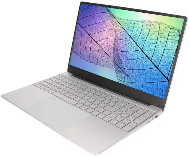 Main image of 15.6 inch Laptop, 16GB Ultra Slim Fingerprint Gaming Laptop for Windows11, for N5095 Processor, 1920x1080 IPS HD Screen, Backlit Keyboard for Office, Silver (16G+512G)