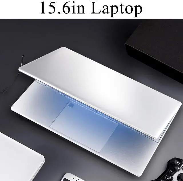 Alt view image 4 of 5 - 15.6 inch Laptop, 16GB Ultra Slim Fingerprint Gaming Laptop for Windows11, for N5095 Processor, 1920x1080 IPS HD Screen, Backlit Keyboard for Office, Silver (16G+512G)