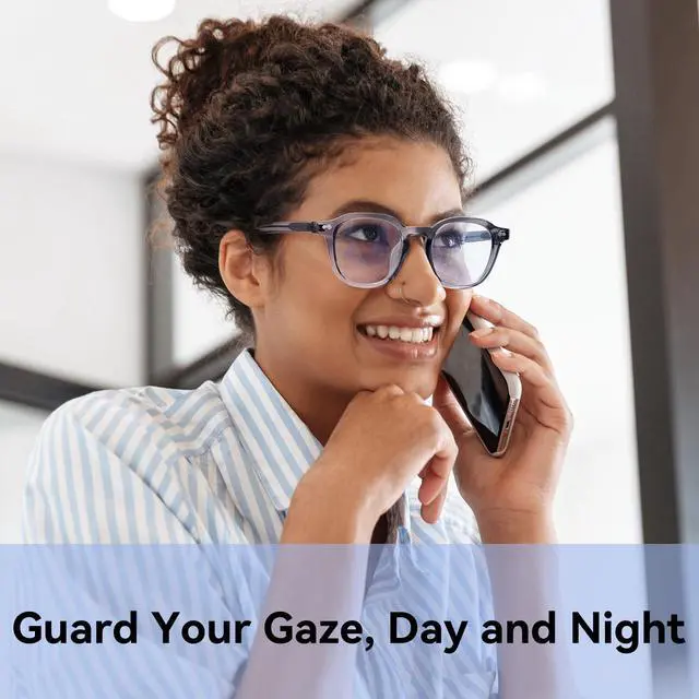 Alt view image 3 of 5 - Dollger Blue light Glasses for Women Men Non-prescription clear Square Frame Computer Screen Blue light Blocking Eyeglasses Gray