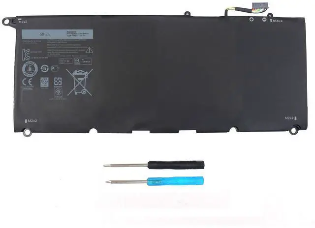 Main image of PW23Y Replacement Dell Battery for Dell XPS 13 9360 P54G002 13-9360-D1605G 13-9360-D1605T 13-9360-D1609 13-9360-D1609G 13-9360-D1705G Series Replacement TP1GT RNP72 0RNP72 0TP1GT Laptop Batteries.