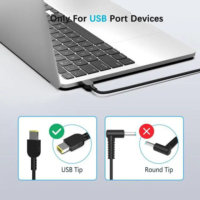 Alt view image 3 of 5 - 230W AC Adapter Laptop Charger Compatible with Lenovo Legion 5 7 5P C7 S7 Y540 Y545 Y740 Y730 Y900 Y910 Y7000, Legion Slim 5 7, Lenovo All-in-One Desktop, Ideapad Yoga Laptop Power Supply Cord
