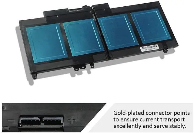 Alt view image 5 of 5 - Hubei 6MT4T 7V69Y TXF9M 79VRK 07V69Y Laptop Battery Replacement for Dell Latitude E5470 E5570 Latitude 12 5000 E5270 Dell Precision 15 3510 Notebook PC (7.6V 62Wh)