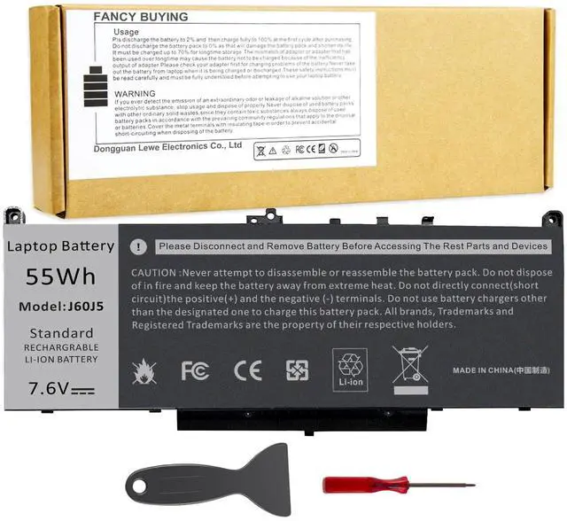 Main image of Fancy Buying J60J5 E7470 E7270 Battery Compatible with Dell Latitude E7470 E7270 7470 7270 Laptop, Type 0MC34Y MC34Y R1V85 242WD GG4FM WYWJ2 1W2Y2 PDNM2 451-BBSX 451-BBSY 451-BBSU P26S001 P61G001