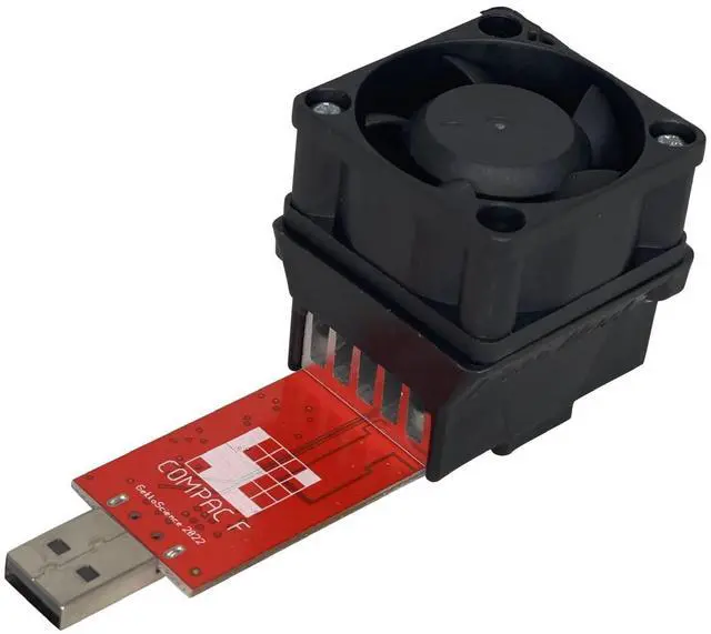 Alt view image 2 of 2 - BitcoinMerch.com - GekkoScience COMPAC F + Fan Upgrade - Combo USB Bitcoin Miner Up to 350GH/s