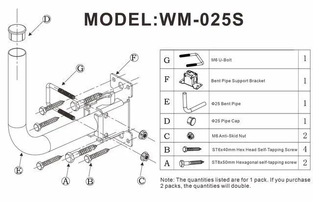 Alt view image 4 of 5 - Universal Wireless Bridge Bracket Mount, Pole and Wall-Mounted Mount for Outdoor Point to Point AP Access Point Client Bridge CPE, 2-Pack