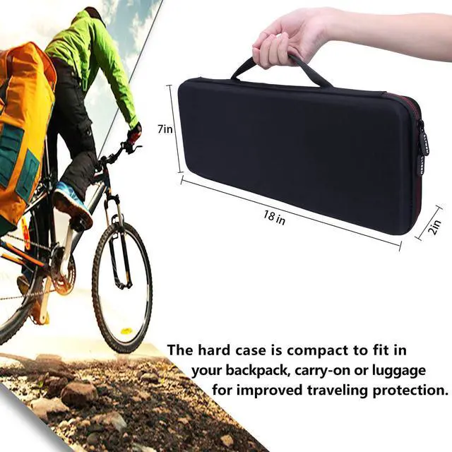 Alt view image 3 of 5 - LTGEM Case Compatible with Logitech MX Keys S/MX Mechanical/MX Keys Wireless Keyboard(Inside: 17.1"x6"x1.1"), Case Only