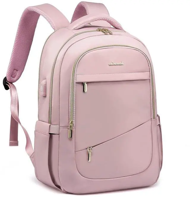 Main image of LOVEVOOK Laptop Backpack for Women, Slim Business Laptops Bag with Separate Computer Compartment Stylish Daypack for College Work Travel, Fits 15.6" Laptop
