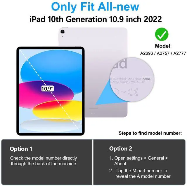 Alt view image 2 of 5 - Case for iPad 10th Generation 2022:Miesherk Stock Military Grade Shockproof Rugged Case for iPad 10th Gen 10.9'' W/Screen Protector,Rotate Stand,Handle,Shoulder Strap,Pen Holder (Black Pink)