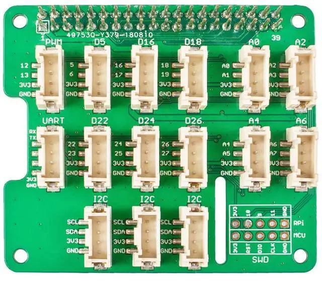 Alt view image 2 of 5 - NGW-1pc Grove Base Hat for Raspberry Pi