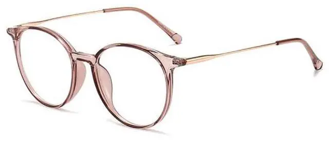 Alt view image 4 of 5 - Optik U Blue Light Blocking Glasses for Women Round Frame (Pink)