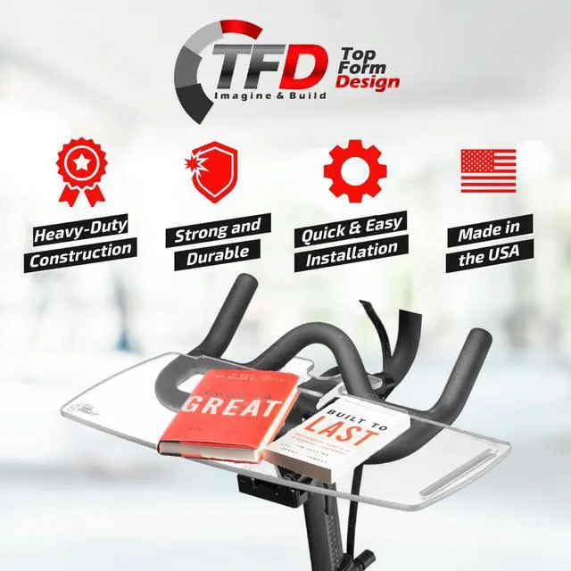 Alt view image 5 of 5 - TFD Sidewinder V2 Tray| Improved Sidewinder Tray for Peloton Bike (Original Gen 3 only) | Laptop Desk Tray - Premium Holder for Laptop, Tablet, Phone, Books & More - The Ultimate Peloton Accessories