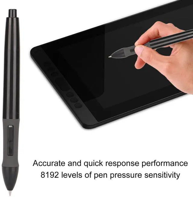Alt view image 3 of 5 - Pen, for Huion GT-191 GT-221 PRO GT-156HD V2 GT-220 V2, Ergonomic High Sensitivity Digital Pencil, 8192 Level Pressure
