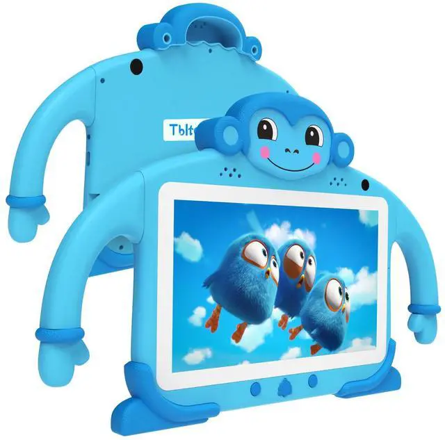 Main image of Kids Tablet 7 inch Tablet for Kids 3-7 32GB ROM Toddler Tablet with YouTube WiFi Case, Kids Android Tablet for Kids Toddlers Kids Software Installed Parent Controls Lots of Content for Boys Girls
