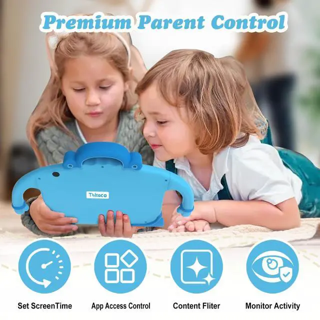 Alt view image 5 of 5 - Kids Tablet 7 inch Tablet for Kids 3-7 32GB ROM Toddler Tablet with YouTube WiFi Case, Kids Android Tablet for Kids Toddlers Kids Software Installed Parent Controls Lots of Content for Boys Girls