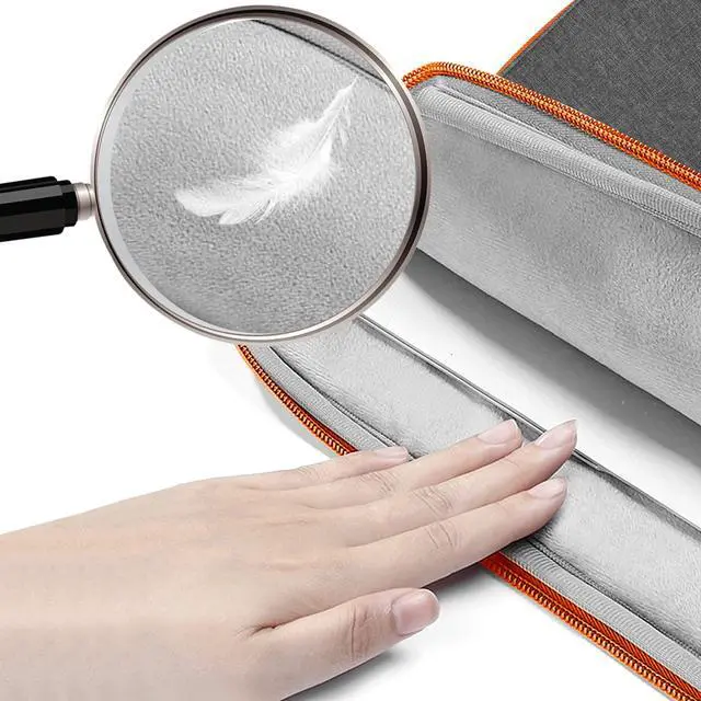 Alt view image 3 of 5 - ZINZ Slim & Expandable Laptop Backpack Water Resistant Travel Backpack Compatible with MacBook Air/Pro 13-14 inch XPS 13 Surface 13.5" and Most 13-14 inch NoteBooks,G01OG01