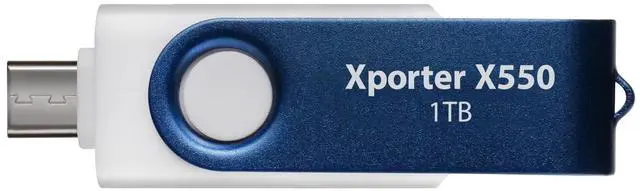 Alt view image 4 of 4 - Patriot Memory XPORTER X550 1TB USB 3.2 Gen 1 Type-A+C Flash Drive - Thumb Drive - Pen Drive - PS1TX550AAD
