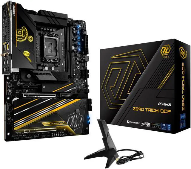 Main image of ASRock Z890 Taichi OCF Intel Core Ultra LGA1851 RL-ILM ATX Motherboard DDR5 10133 MHz 128 GB WiFi 7 Thunderbolt