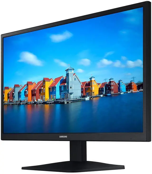 Alt view image 2 of 5 - SAMSUNG S33A Series 24-Inch FHD 1080p Computer Monitor, HDMI, VA Panel, Eye Saver Mode, Game Mode (LS24A338NHNXZA), Black