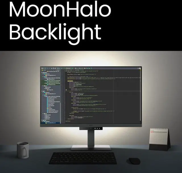 Alt view image 5 of 5 - BenQ RD320U 32" 4K 3840x2160 Programming Monitor with 2000:1 Contrast Ratio, Nano Matte Panel, Backlight, 90W USB-C, Coding Modes, Night Hours Protection, Ergonomic Design, and Eye-Care Technology