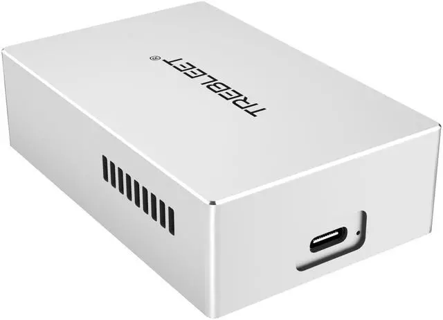 Alt view image 4 of 5 - USB4 10GbE Ethernet Adapter, Compatible with Thunderbolt 4 and Thunderbolt 5, Built-in Silent Cooling Fan, 10GB high-Speed Network Connection Supports NAS, Windows, and Mac