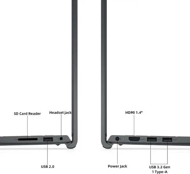 Alt view image 3 of 5 - Dell Inspiron 15 3520 Business Laptop, 15.6" FHD Display, Intel i3-1215U Core(6 cores), 8GB RAM, 512GB SSD, Wi-Fi, Intel UHD Graphics, Windows 11 Pro