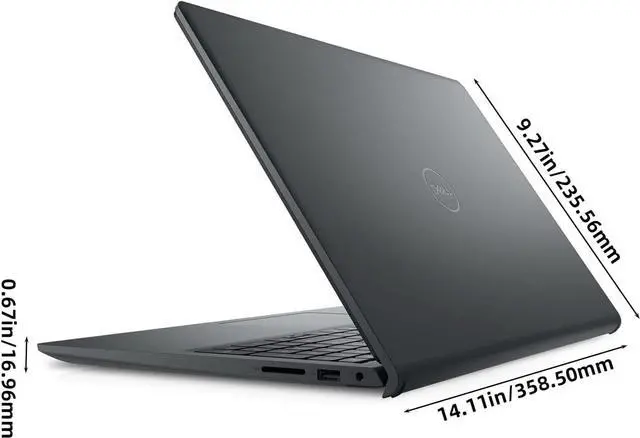 Alt view image 4 of 5 - Dell Inspiron 15 3520 Business Laptop, 15.6" FHD Display, Intel i3-1215U Core(6 cores), 8GB RAM, 512GB SSD, Wi-Fi, Intel UHD Graphics, Windows 11 Pro