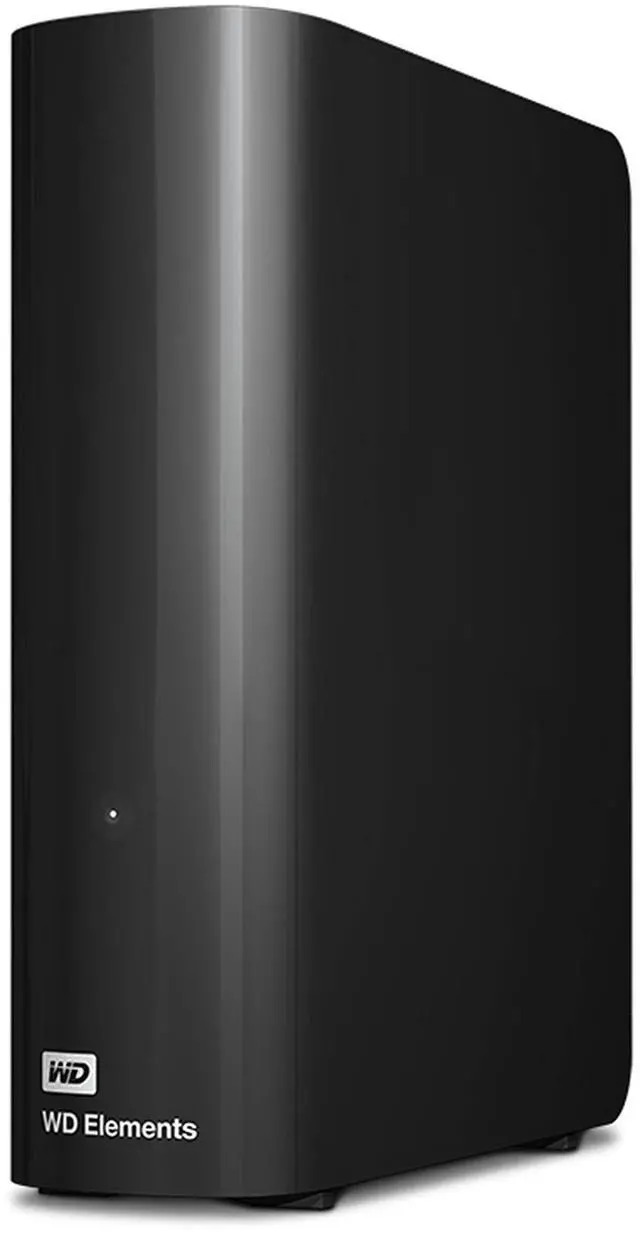 Main image of Western Digital 8TB Elements Desktop External Hard Drive, USB 3.0 external hard drive for plug-and-play storage - Western DigitalBWLG0080HBK-NESN, Black