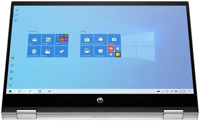 Alt view image 3 of 5 - HP Pavilion x360 Convertible 14-inch Laptop, 11th Generation Intel Core i5-1135G7 processor, Iris Xe Graphics, 8GB RAM, 256 GB SSD, Windows 11 Home (14-dw1025nr, Natural silver)