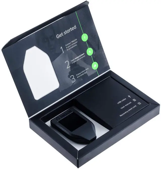 Alt view image 3 of 5 - Trezor Model T - Crypto Hardware Wallet with LCD Touchscreen, Protecting Bitcoin & 1000's of Coins with Maximum Security