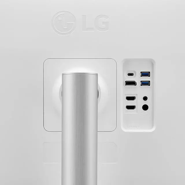 Alt view image 2 of 5 - LG 27UP850K-W 27-inch Ultrafine 4K UHD (3840 x 2160) IPS Computer Monitor, 60Hz, 5ms, DisplayHDR 400, Built-in Speaker, HDMI, DisplayPort, USB Type-C 90W PD, Tilt/Height/Pivot Adjustable Stand, White