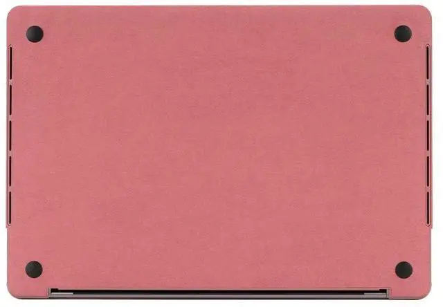 Alt view image 5 of 5 - Incase Textured Hardshell NanoSuede - MacBook Pro 13 inch Case - 2020, 2019, 2018, 2017, 2016, M1 - MacBook Case, Laptop Cover, Protective Hard Shell, Scratch Resistant, Lightweight - Dark Pink