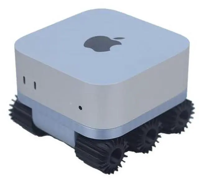 Main image of Calofsile Stand for Mac Mini M4 Docking Station, with Heat Dissipation and Height-Boosting Base (Mars Rover Design)(Black)