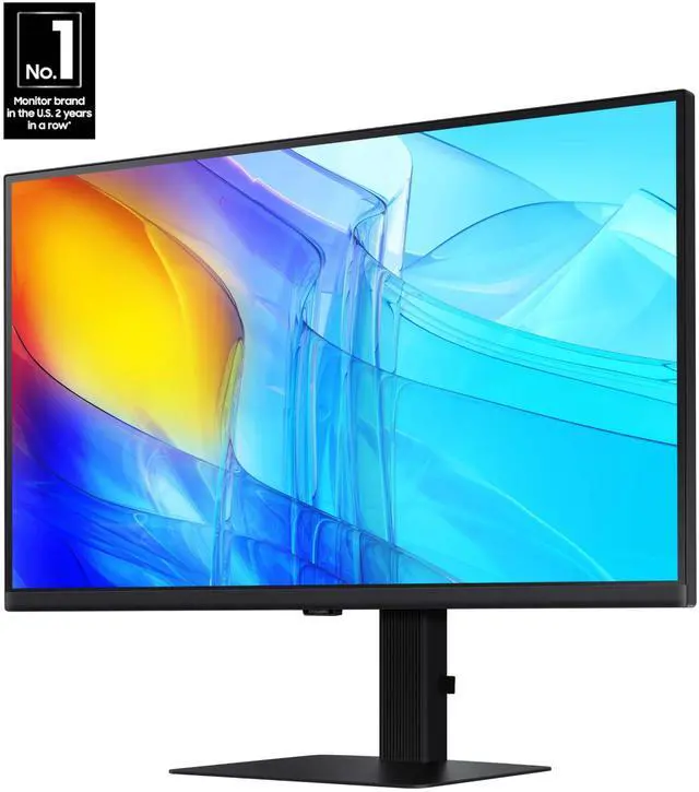 Alt view image 2 of 5 - SAMSUNG 27" ViewFinity S8 (S80D) Series 4K UHD High Resolution Computer Monitor, HDR10, Multiple Ports w/ HDMI, DisplayPort, USB-A, Height Adjustable Stand, LS27D806EANXGO, 2024, 3Yr Warranty