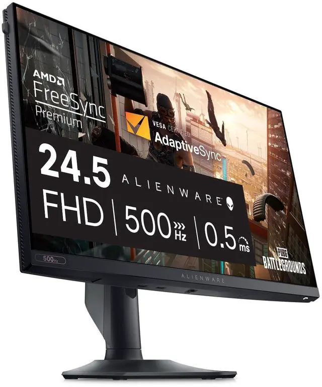 Main image of Alienware AW2524HF Gaming Monitor - 24.5-inch (1920x1080) 500Hz (Overclock) 0.5ms Display, Height/Tilt/Swivel/Pivot Adjustability, 3yr Advanced Exchange - Black