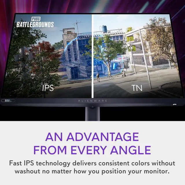 Alt view image 2 of 5 - Alienware AW2524HF Gaming Monitor - 24.5-inch (1920x1080) 500Hz (Overclock) 0.5ms Display, Height/Tilt/Swivel/Pivot Adjustability, 3yr Advanced Exchange - Black
