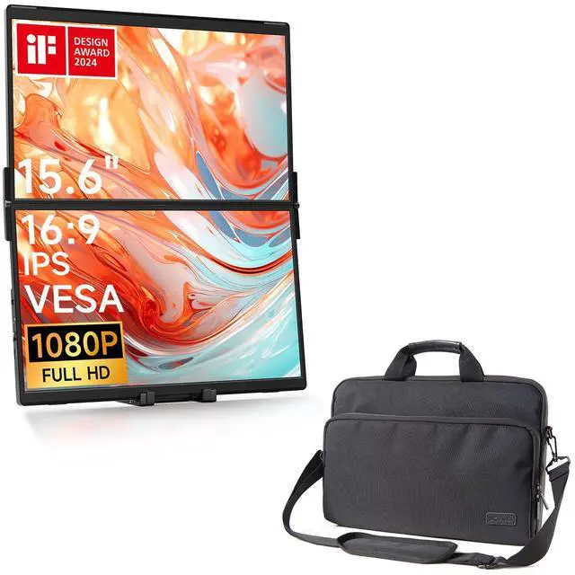 Main image of JSAUX FlipGo Lite 15.6'' Portable Monitor with Bag