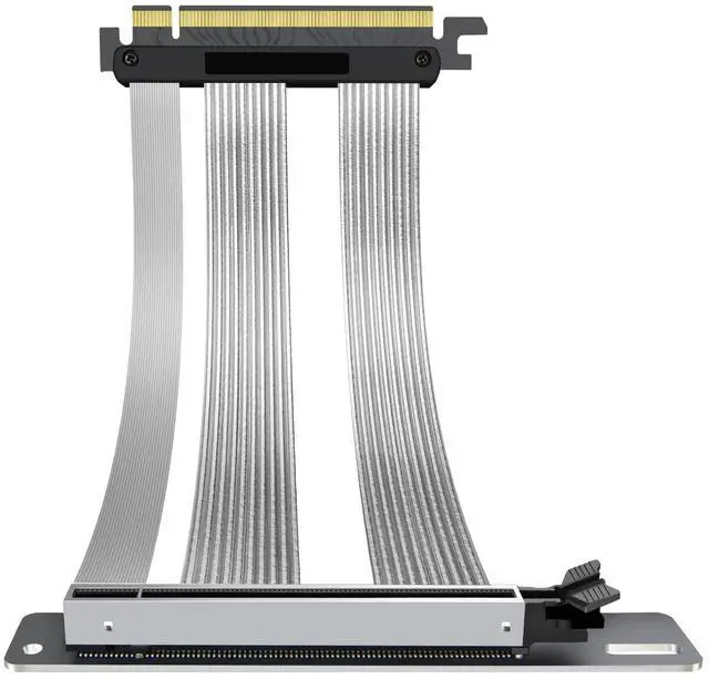 Main image of ConnBull PCIE 5.0 Riser Cable, Gen 5 GPU Graphics Card Extension Cable, PCI-E 16X 128GB/s Compatible with PCIE 4.0 and WRX80/ 90E, RTX4090/ 5090/ RX7900XTX, 200mm/ 7.87"