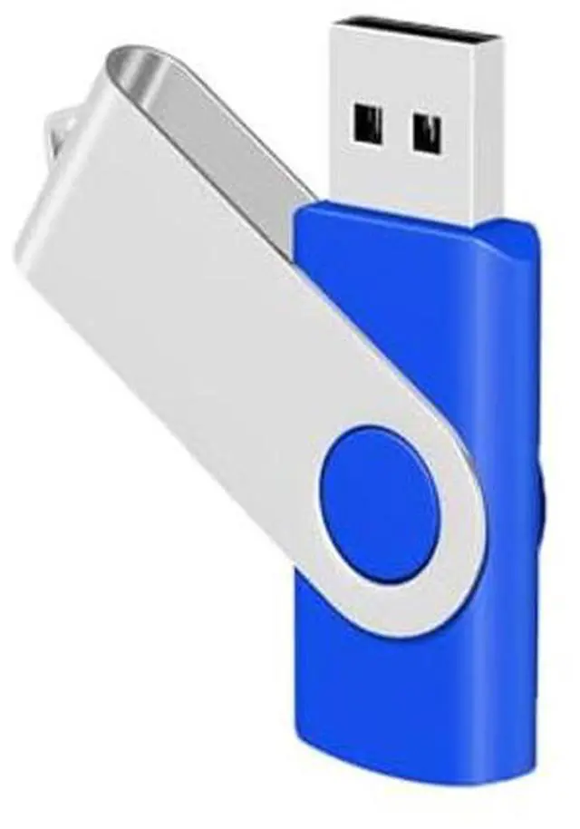 Alt view image 5 of 5 - 8GB USB Bulk Flash Drives 100 Pack, EASTBULL USB 2.0 Flash Drive Bulk Thumb Drive Pack Memory Stick Swivel Pen Drives (Blue)