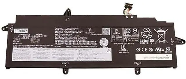 Main image of EPYOBW L20D4P73 Laptop Battery 54.7Wh 3564mAh 4-Cell Compatible with Lenovo ThinkPad X13 Gen 2 20WK / ThinkPad X13 Gen 3 21BN Series L20D3P72 L20C3P72 L20C4P73 L20L4P73 L20M4P73 L20C4P74