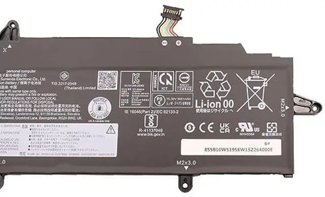 Alt view image 3 of 4 - EPYOBW L20D4P73 Laptop Battery 54.7Wh 3564mAh 4-Cell Compatible with Lenovo ThinkPad X13 Gen 2 20WK / ThinkPad X13 Gen 3 21BN Series L20D3P72 L20C3P72 L20C4P73 L20L4P73 L20M4P73 L20C4P74