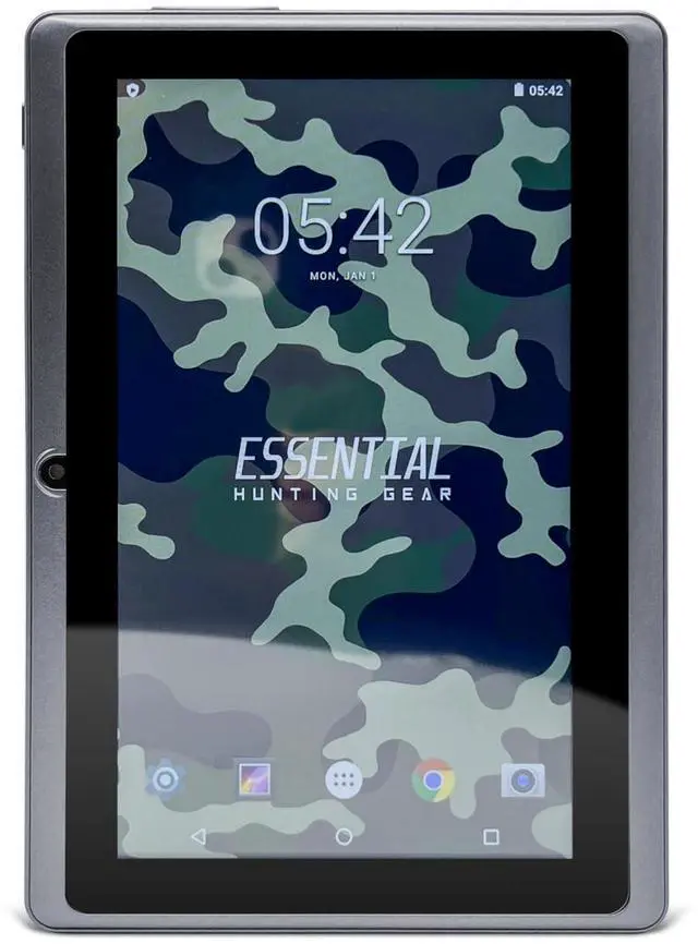 Alt view image 2 of 5 - Outdoor Trail Tablet with Protective Case, Rugged Design for Hunting and Camping, Black