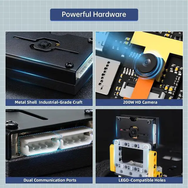 Alt view image 5 of 5 - K210 Vision Camera Module for Arduino Raspberry Pi Jetson Nano ESP32, Touch Control Smart AI USB Camera Open Source Robot Maker Python Development Board CanMV Sensor - WonderMV
